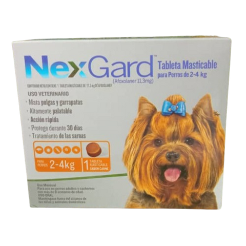 Nexgard Tableta 2 a 4kg