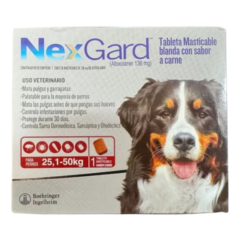 Nexgard Tableta 25 a 50kg