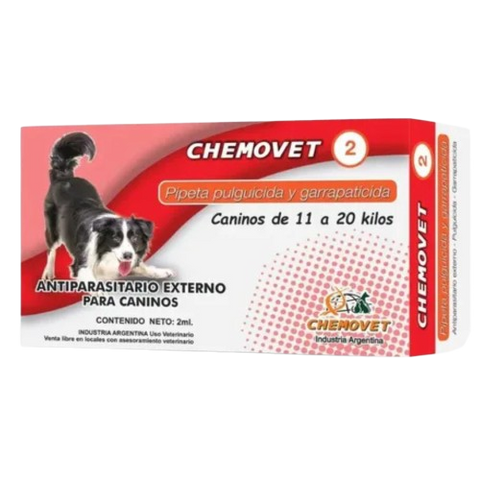 Pipeta Canina Chemovet 11 a 20kg