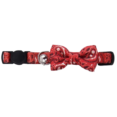 Collar para gatos Pawise con lazo