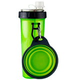 Botella con división para croquetas