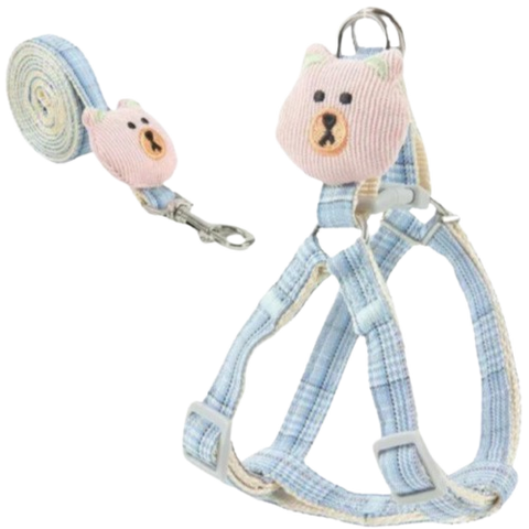 Arnés con paseador y peluche