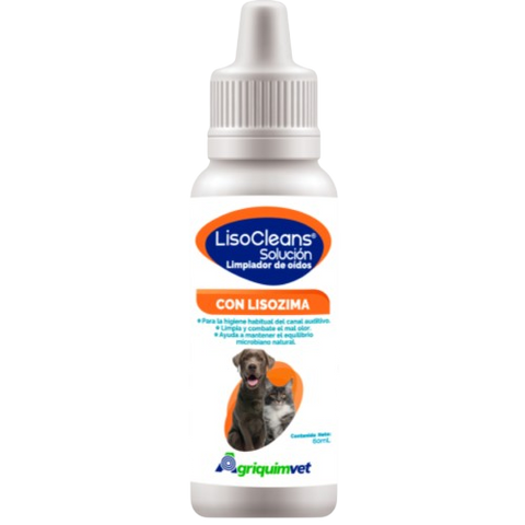 Lisocleans solución limpiadora Agriquimvet 60ml