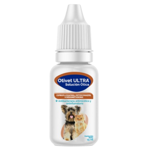 Otivet ultra solución limpiadora Agriquimvet 15ml