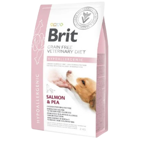 Brit hypoallergenic salmon y pea 2kg