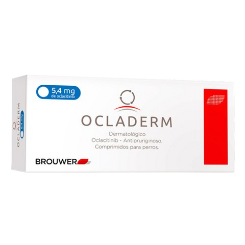 Ocladerm 5,4mg Lab Brouwer 20 comprimidos
