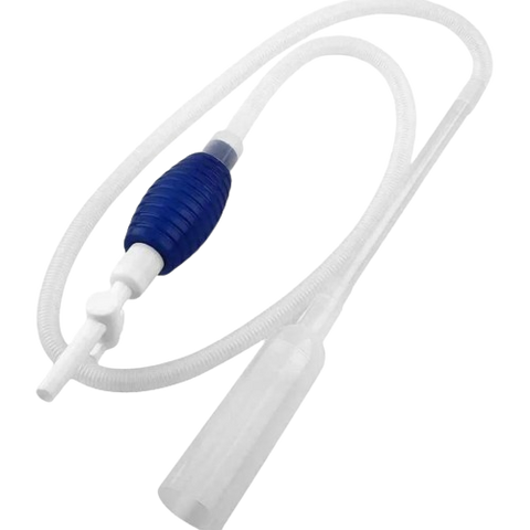 Sifón con llave de paso