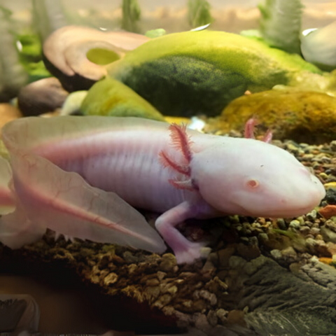Axolote Albino