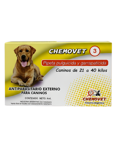 Pipeta Canina Chemovet 21 a 40kg
