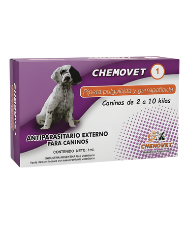 Pipeta Canina Chemovet 2 a 10kg