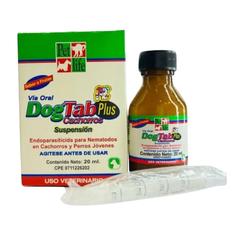 Desparasitante Dog tab plus cachorros 20ml