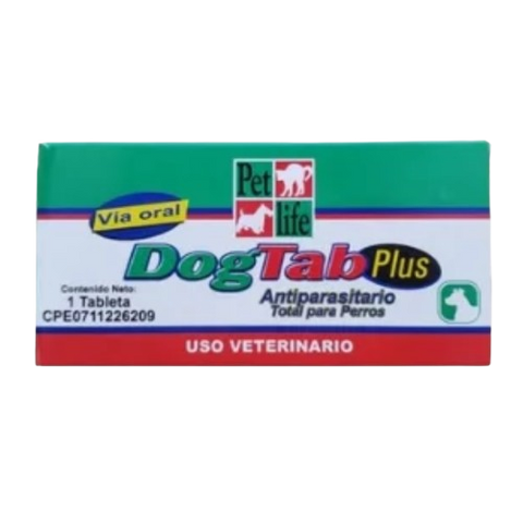 Desparasitante Dog tab plus 1tab