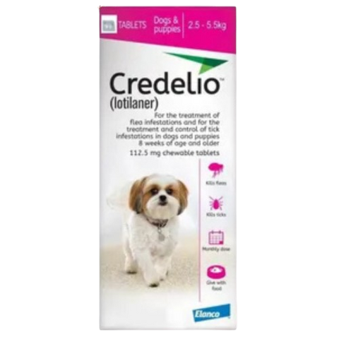 Credelio 2,5 - 5,5kg