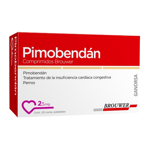 Pimobendan Lab Brouwer 2,5mg 20 comprimidos