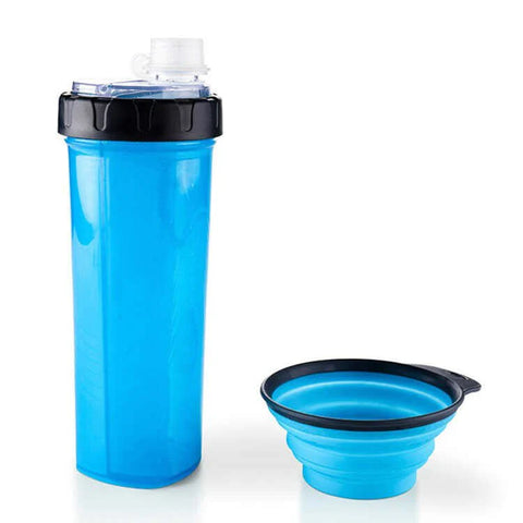 Botella con división para croquetas