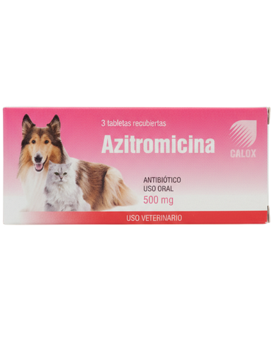 Azitromicina Calox 3 tabletas de 500mg