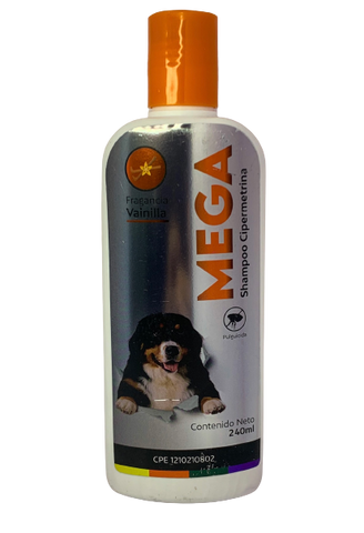 Shampoo Cipermetrina Mega